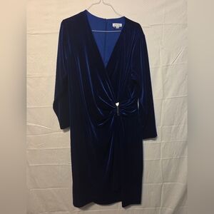Calvin Klein Deep Blue Long Sleeve Dress
